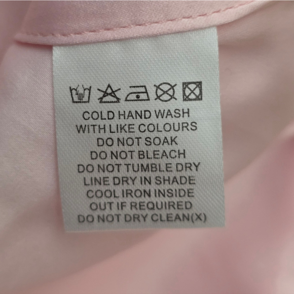 Meshki Krista Strapless Suiting Top Pink Off Shoulder Double Breasted Peplum - Picture 9 of 10